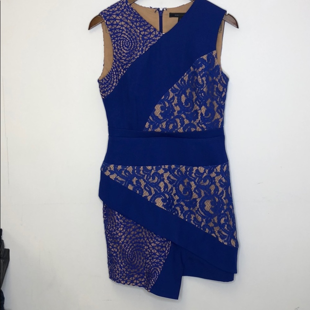 BCBGMAXAZRIA Dress Size 04 Royal Blue